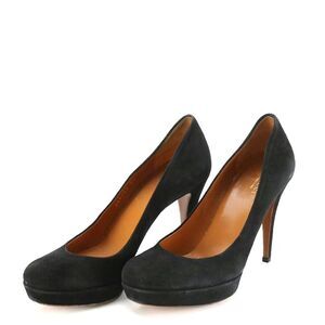 Gucci Black Suede Platform Pumps Size 38 (US 7.5)